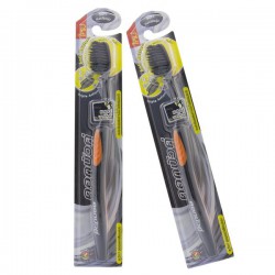 Зубная щетка Twin Lotus Бамбук и уголь антибактериальная мягкая