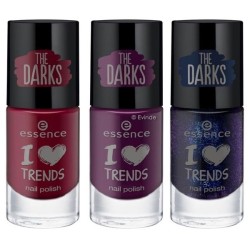 Лак для ногтей Essence Ай лав трендс наил полиш зе даркс 20 черный с мерцанием